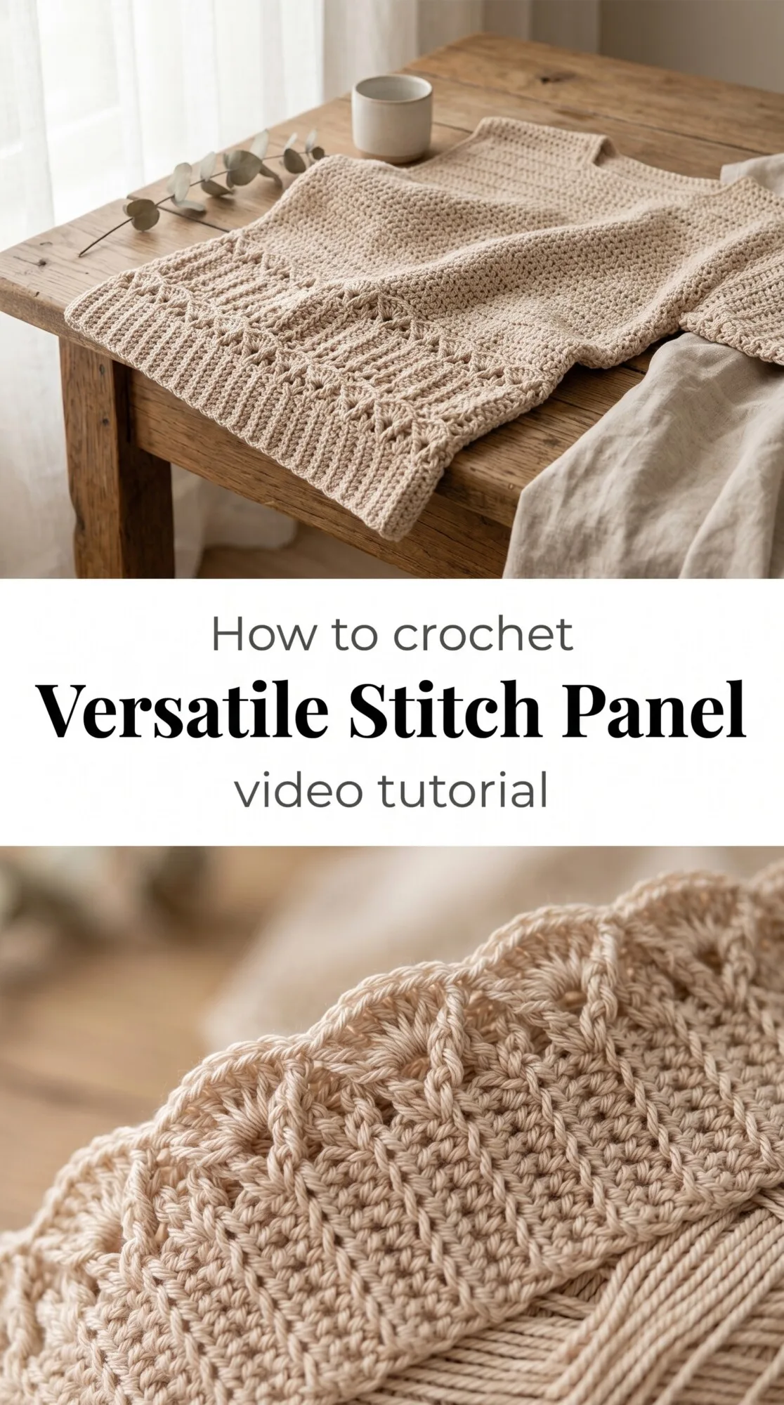 Crochet Versatile Stitch: A Universal Design Element