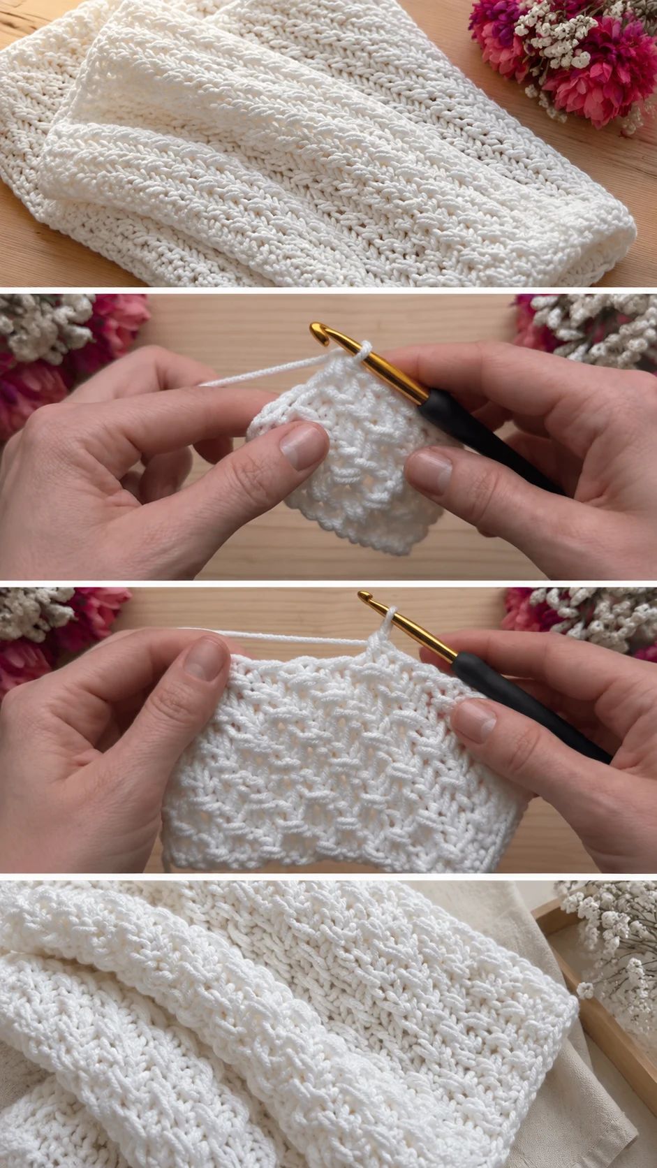 Crochet Woven Stitch Blanket: A Timeless Soft Classic pattern