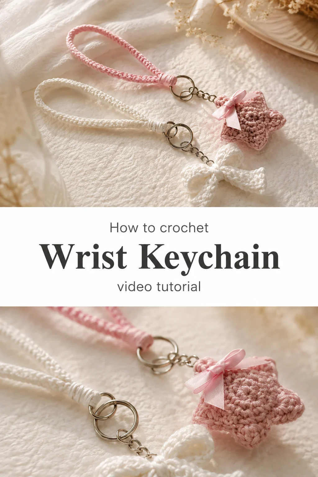 Crochet Wrist Keychain: A Charming Handmade Accent