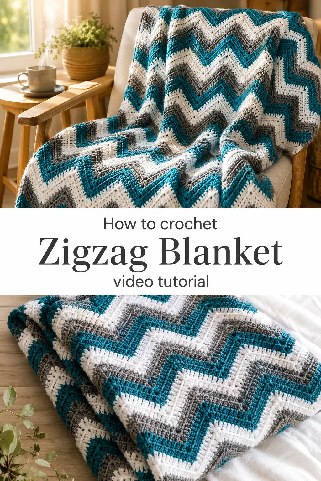 Crochet Zigzag Blanket: A Bold and Vibrant Treasure
